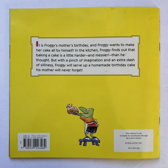 Froggy Childrens Books Set of 4 Paperback Sleepover Gets Dressed Bakes a Cake - Picture 4 of 13